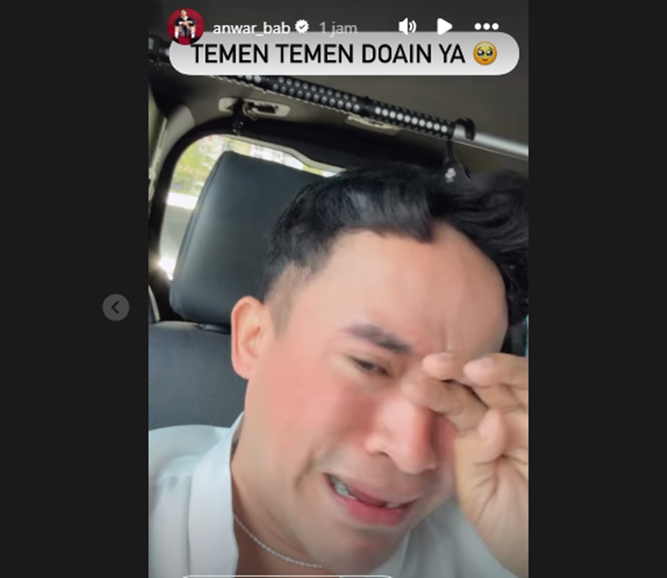 Anwar BAB Nangis Dengar Kabar Kematian Mpok Alpa, Langsung Batal ke Bali [Instagram]